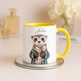 CUSTOM Cute Ferret Mug • Ferret Gifts • Personalised Ferret Gift • Gift for Him Her • Birthday Gift • Tea Coffee Mug