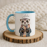 CUSTOM Cute Ferret Mug • Ferret Gifts • Personalised Ferret Gift • Gift for Him Her • Birthday Gift • Tea Coffee Mug