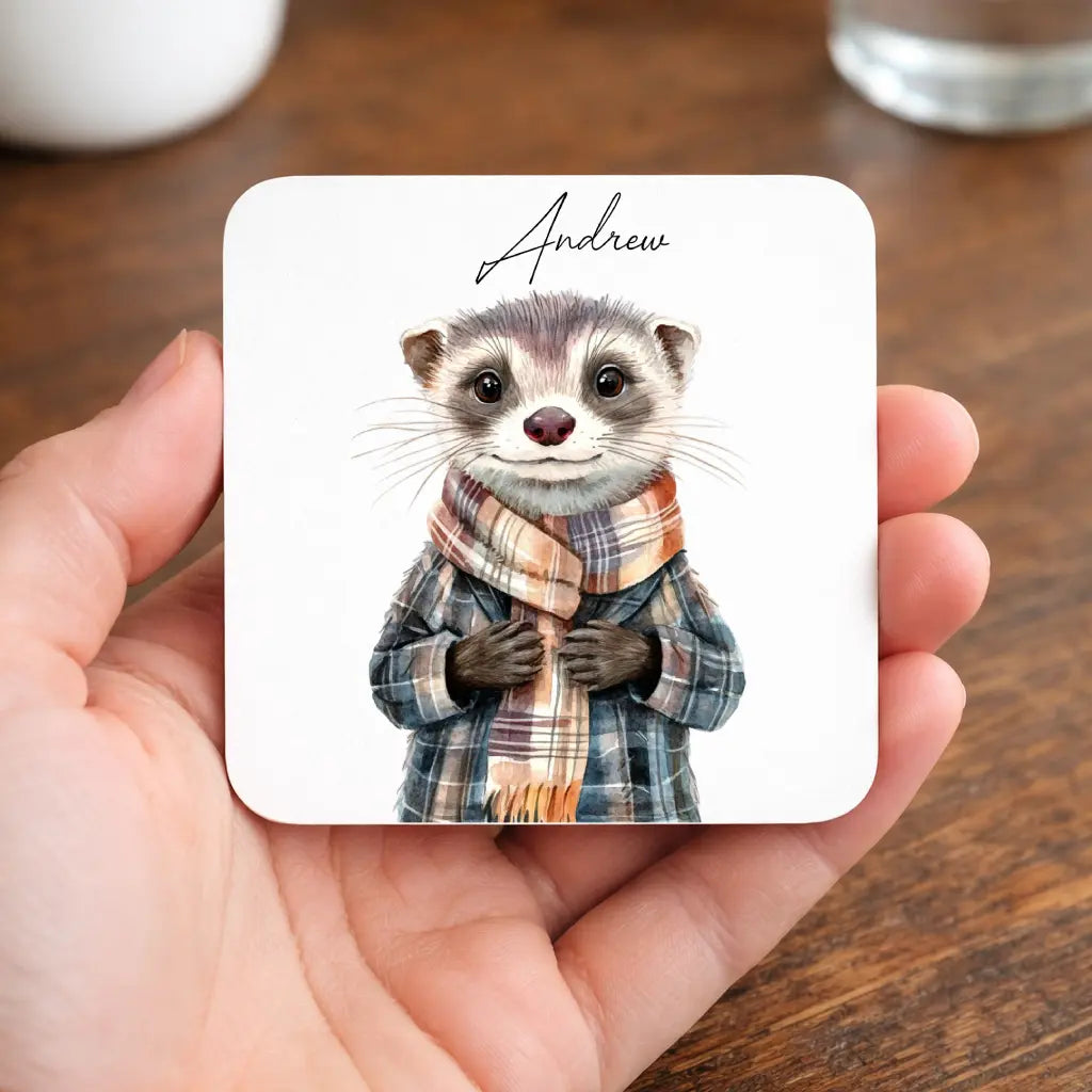 CUSTOM Cute Ferret Mug • Ferret Gifts • Personalised Ferret Gift • Gift for Him Her • Birthday Gift • Tea Coffee Mug