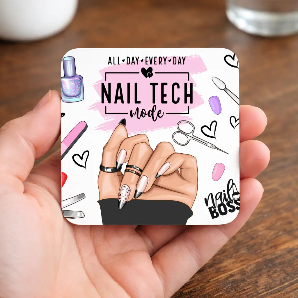 Nail Tech Gift Mug | Personalised Nail Technician Coffee Cup | Manicurist Present | Nail Artist Birthday Gift | Beauty Salon Professional