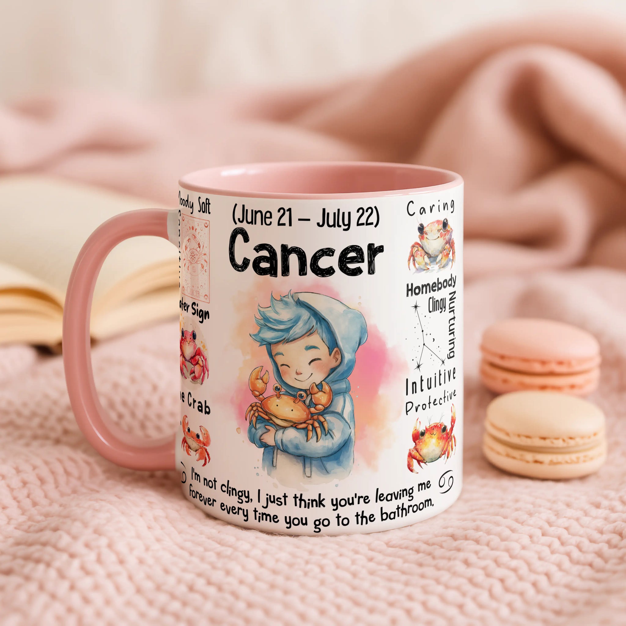 Cancer Zodiac Mug | Star Sign Gift | Astrology Coffee Cup (Jun 21 - Jul 22)