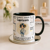 Capricorn Zodiac Mug | Star Sign Gift | Astrology Coffee Cup (Dec 22 - Jan 19)