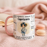 Capricorn Zodiac Mug | Star Sign Gift | Astrology Coffee Cup (Dec 22 - Jan 19)