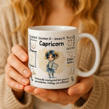 Capricorn Zodiac Mug | Star Sign Gift | Astrology Coffee Cup (Dec 22 - Jan 19)