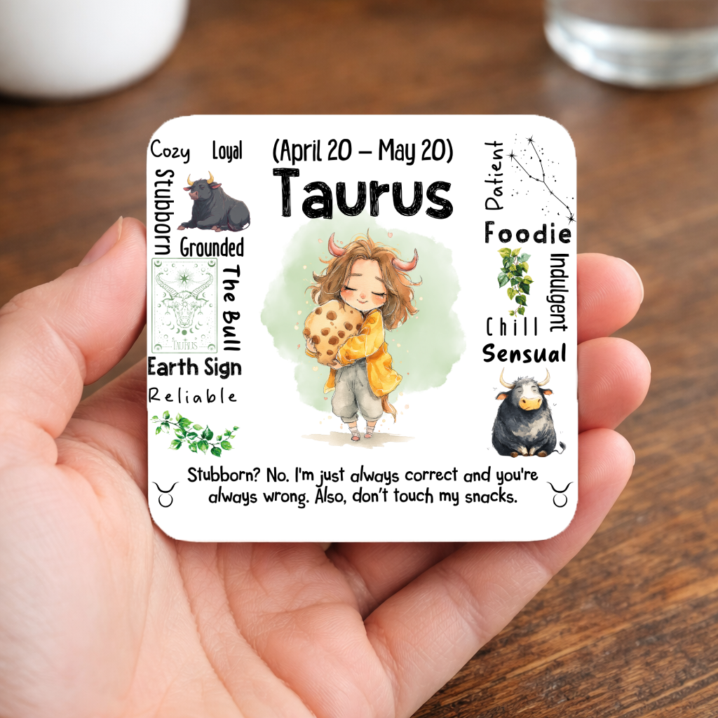 Taurus Zodiac Mug | Star Sign Gift | Astrology Coffee Cup (Apr 20 - May 20)