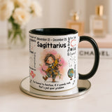 Sagittarius Zodiac Mug | Star Sign Gift | Astrology Coffee Cup (Nov 22 - Dec 21)