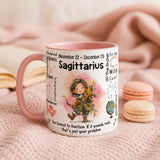 Sagittarius Zodiac Mug | Star Sign Gift | Astrology Coffee Cup (Nov 22 - Dec 21)