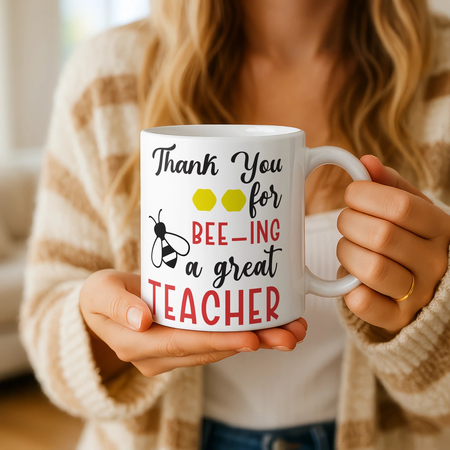 Thank You for Bee-ing a Great Teacher Mug • Teacher Gift • Funny Teacher Mug • End of Term Gift • Teacher Appreciation • Tea Coffee Mug