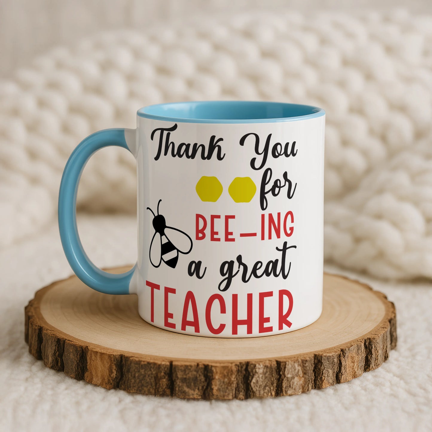 Thank You for Bee-ing a Great Teacher Mug • Teacher Gift • Funny Teacher Mug • End of Term Gift • Teacher Appreciation • Tea Coffee Mug