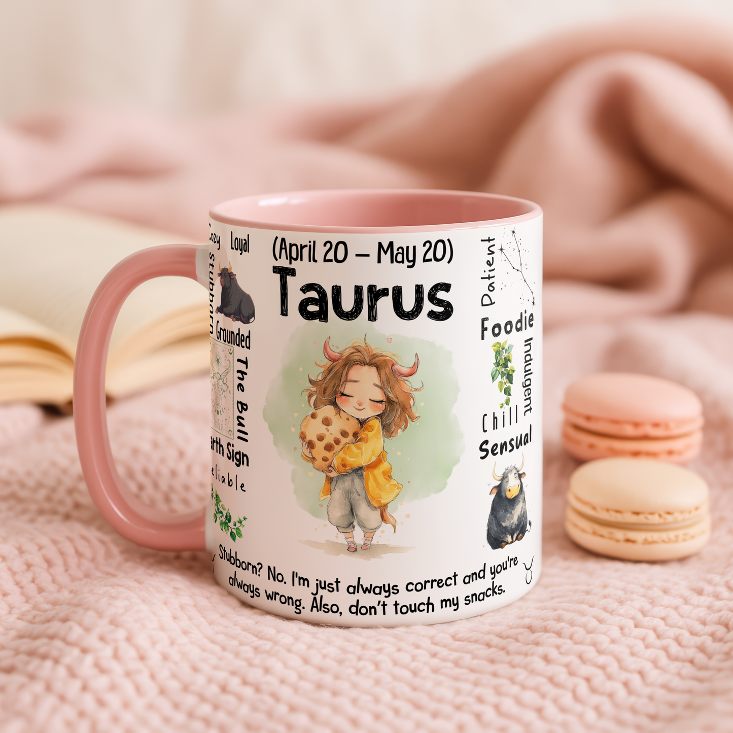 Taurus Zodiac Mug | Star Sign Gift | Astrology Coffee Cup (Apr 20 - May 20)