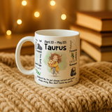Taurus Zodiac Mug | Star Sign Gift | Astrology Coffee Cup (Apr 20 - May 20)