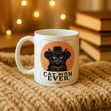 Cat Mom Ever Mug • Funny Cat Mum Gift • Cat Lover Mug • Gift for Cat Mum • Cat Mum Birthday Gift • Tea Coffee Mug
