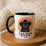 Cat Mom Ever Mug • Funny Cat Mum Gift • Cat Lover Mug • Gift for Cat Mum • Cat Mum Birthday Gift • Tea Coffee Mug
