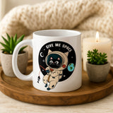 Give Me Space Mug • Funny Cat Astronaut Mug • Cat Lover Gift • Space Cat Mug • Gift for Her Him • Birthday Gift • Tea Coffee Mug