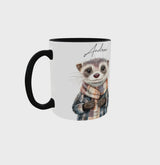CUSTOM Cute Ferret Mug • Ferret Gifts • Personalised Ferret Gift • Gift for Him Her • Birthday Gift • Tea Coffee Mug